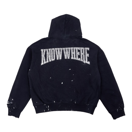 NAVY PAINTER'S HOODIE