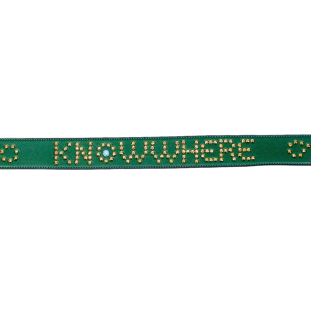 GOLD STUDDED GREEN BELT