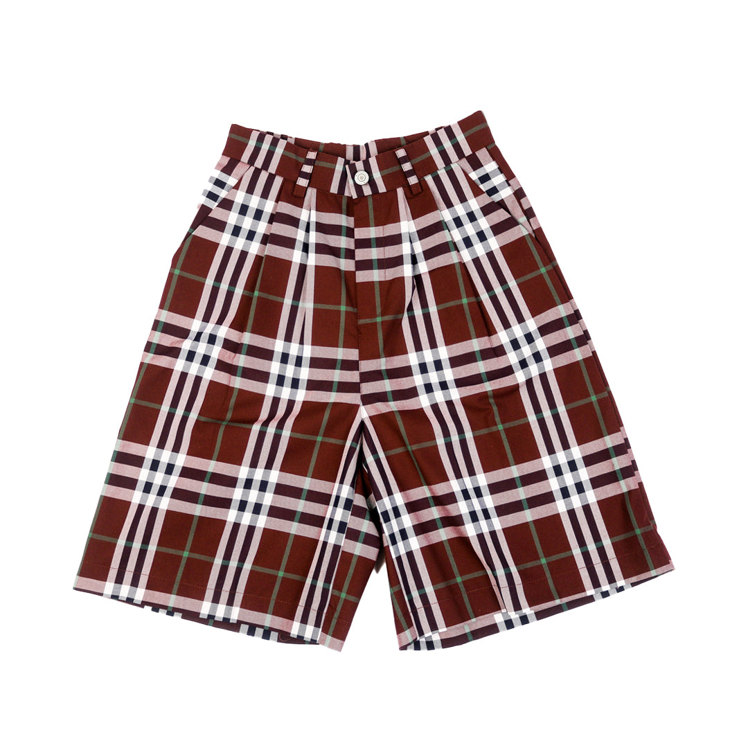PLAID JORTS