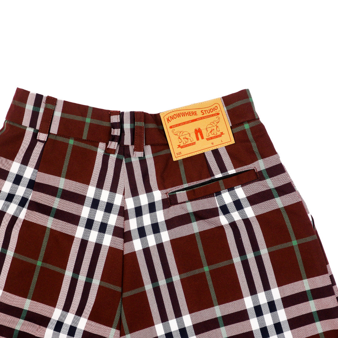 PLAID JORTS