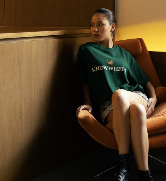 ROLEX LOGO GREEN TEE