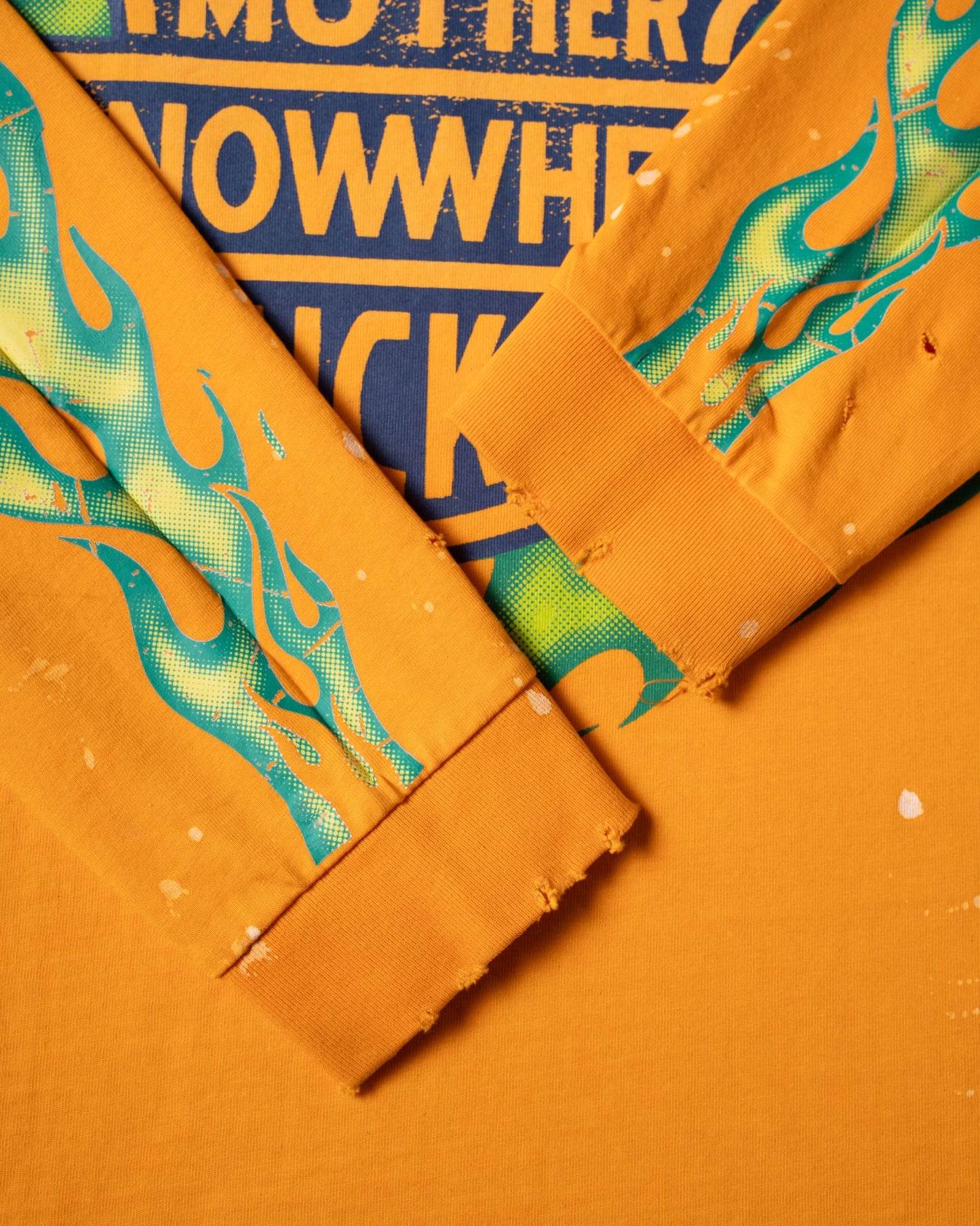 ORANGE ACID FLAME L/S TEES