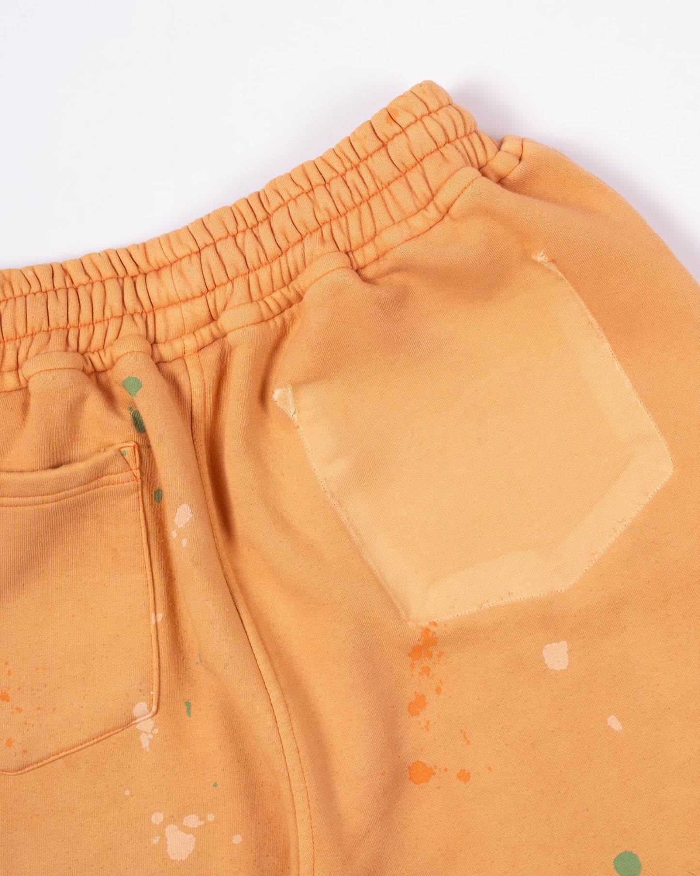 ORANGE PAINTER’S SHORTS