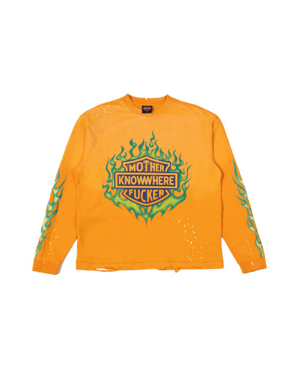 ORANGE ACID FLAME L/S TEES