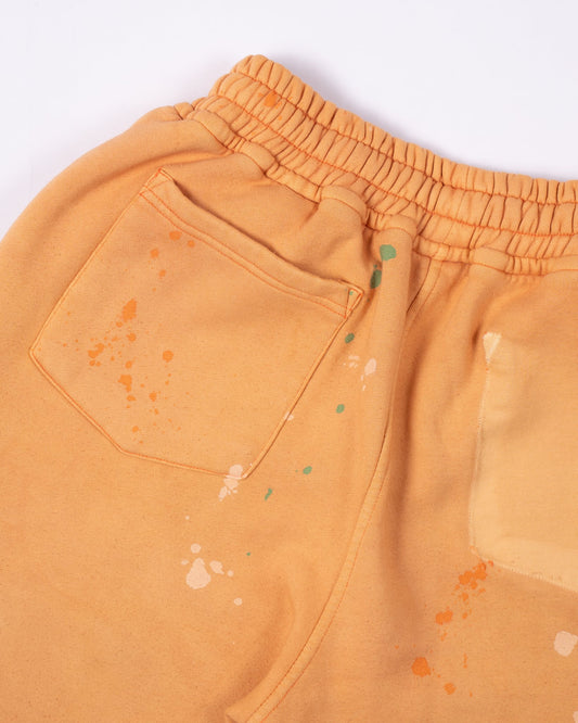 ORANGE PAINTER’S SHORTS