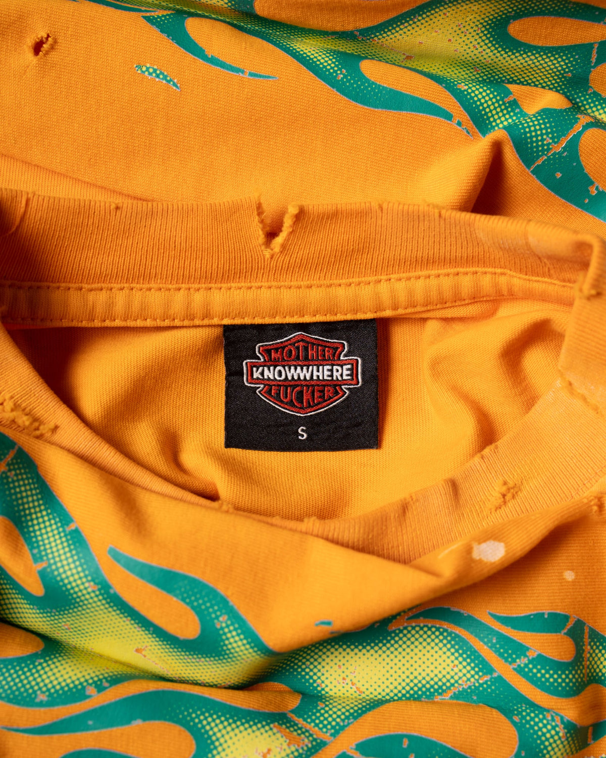 ORANGE ACID FLAME L/S TEES