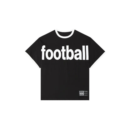 FRANK. X KNOWWHERE OFFPITCH CLUB BLACK RINGER TEE
