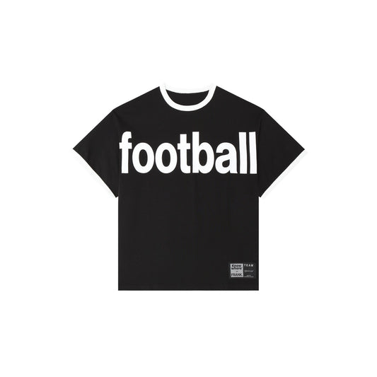 FRANK. X KNOWWHERE OFFPITCH CLUB BLACK RINGER TEE