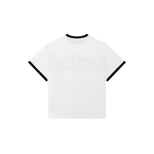 FRANK. X KNOWWHERE OFFPITCH CLUB WHITE RINGER TEE