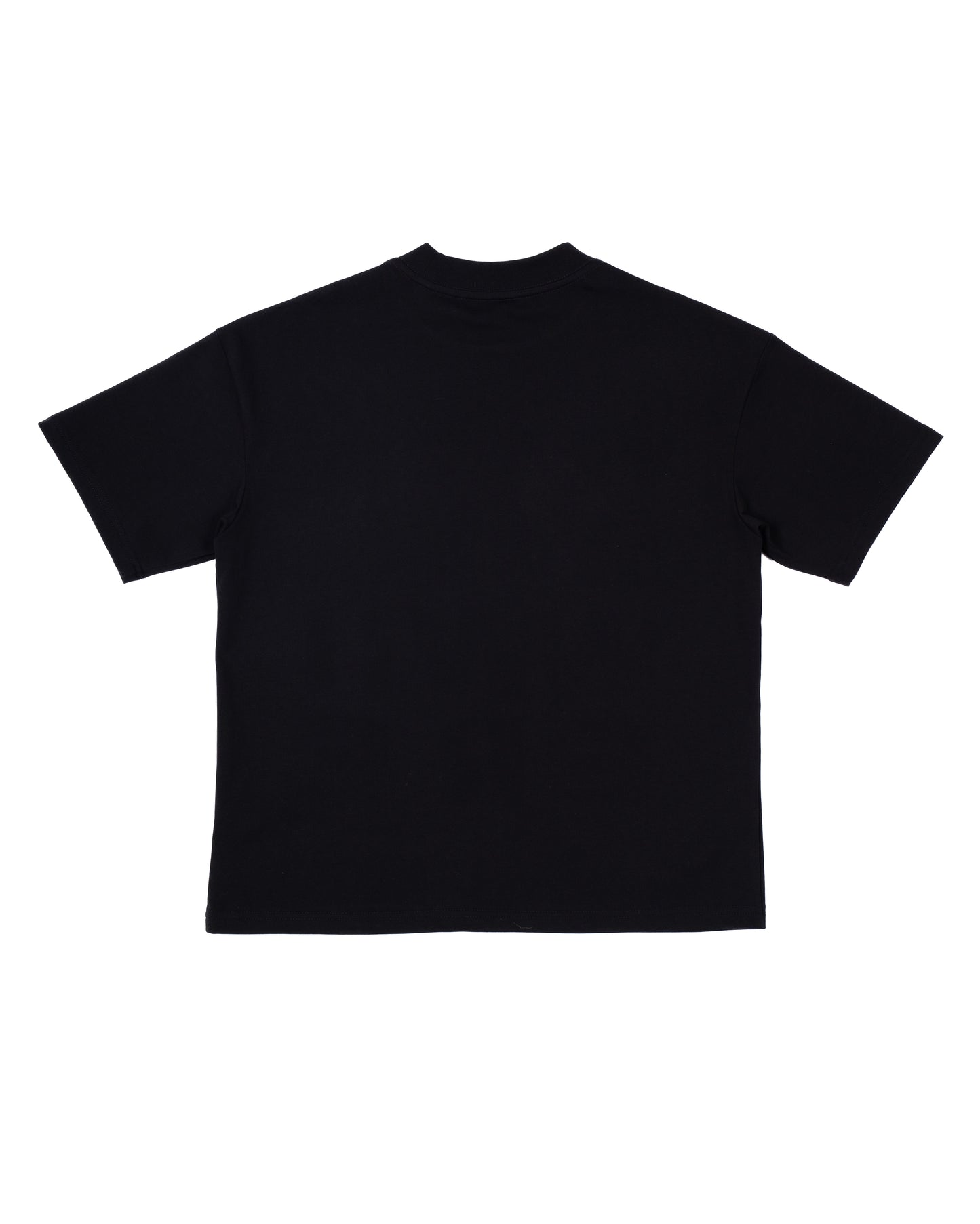 BLACK CHECKMATE BOX LOGO TEES