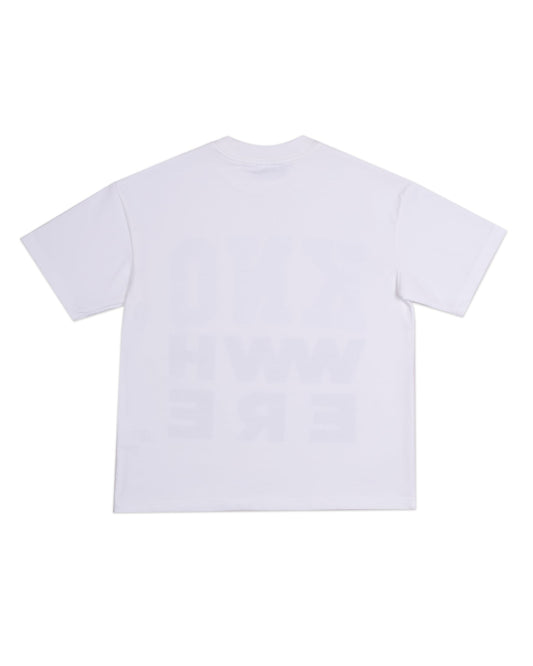 WHITE CHECKMATE BOX LOGO TEES