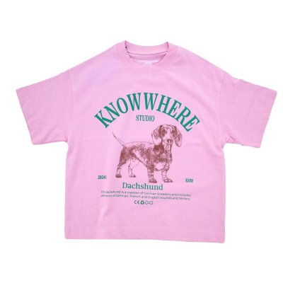 DACHSHUND TEE PINK